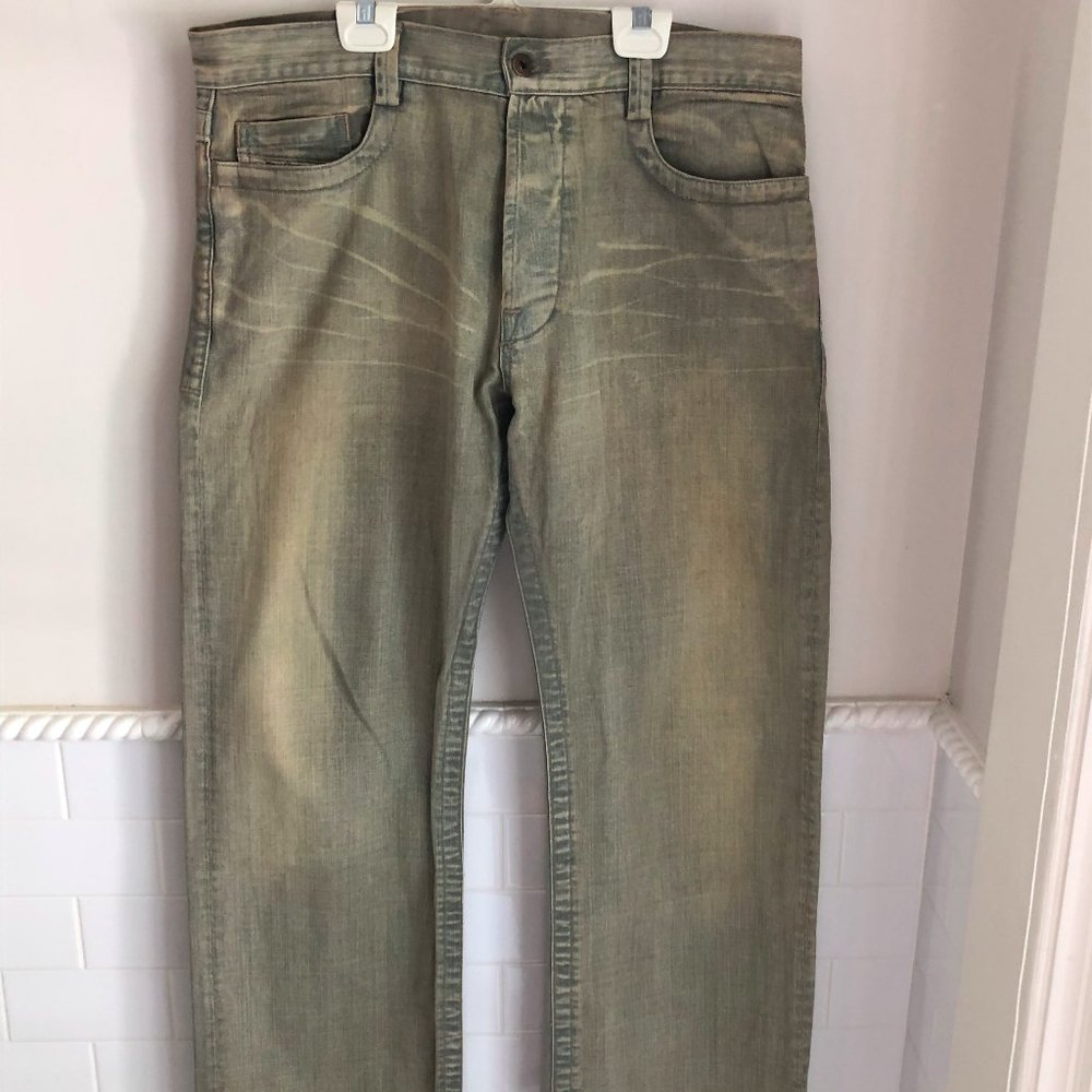 Vtg Diesel Industry Italy Distressed Jean 34